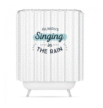 Cortina de baño Singing in the rain